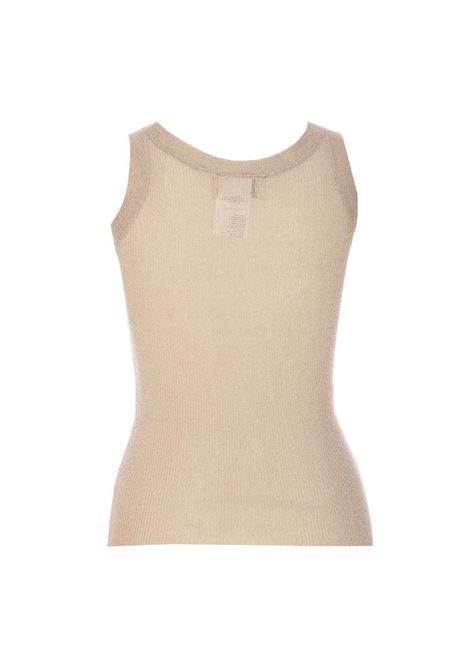 Top Aniye by donna Dafne 185033 Oro cotone lurex strass scollatura rotonda Aniye by | Top | 1850332423